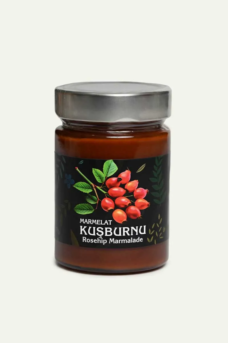 organik kuşburnu marmelatı