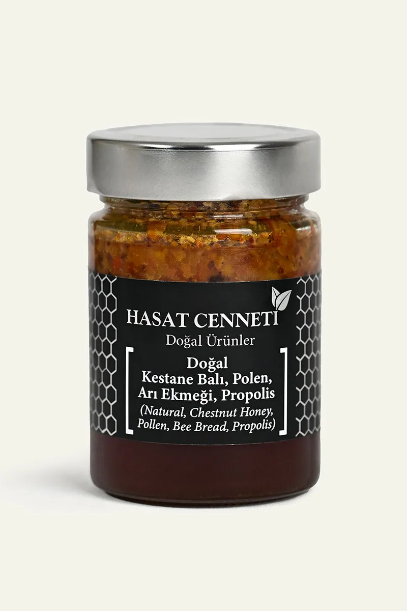Polen, Propolis, Arı Ekmeği ve Bal Karışımı